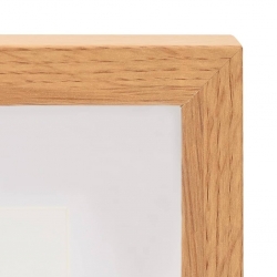 Ramki 3D na zdjęcia 20x20 cm, 3 szt., kolor dębowy, 28x28 cm