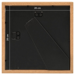 Ramki 3D na zdjęcia 20x20 cm, 3 szt., kolor dębowy, 28x28 cm