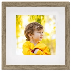 Ramki 3D na zdjęcia 13x13 cm, 5 szt., ciemne drewno, 23x23 cm