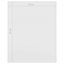 Ramki na 4 zdjęcia 10x15 cm, 3D, 3 szt., białe, 28x35 cm