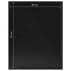 Ramki 3D na 4 zdjęcia 10x15 cm, 3 szt., czarne, 28x35 cm