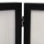 Trójdzielna ramka na zdjęcia, czarna, 22x15 cm + 2 x (10x15 cm)