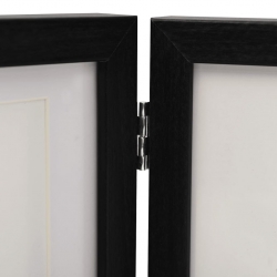 Trójdzielna ramka na zdjęcia, 28x18 cm + 2x(13x18 cm), czarna
