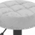 Stołki barowe, 2 szt., szare, obite aksamitem