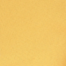 Hoker, żółty, obity tkaniną