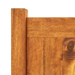 Podwyższona donica ogrodowa, drewno akacjowe, 76x27,6x25 cm