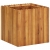 Podwyższona donica ogrodowa, 50x50x50 cm, lite drewno akacjowe