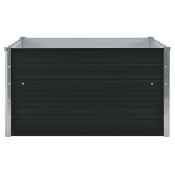 Donica do podniesionej rabaty, 100x100x45 cm, stal, antracytowa