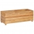 Podwyższona donica 100x40x38 cm drewno tekowe z odzysku i stal