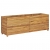 Podwyższona donica 150x40x55 cm, drewno tekowe z odzysku i stal
