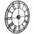 Zegar ścienny vintage z mechanizmem kwarcowym, metal, 60cm, XXL