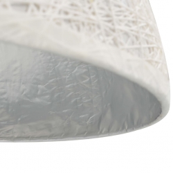 Lampa wisząca, biało-srebrna, Ø 50 cm, E27