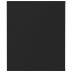Regał na książki/szafka TV, czarny, 143x30x36 cm