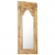 Lustro w ramie z litego drewna mango, 50x3x110 cm