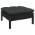 2-osobowa sofa ogrodowa z poduszkami, czarna, drewno sosnowe