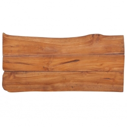 Ławka ogrodowa, 80 cm, lite drewno tekowe