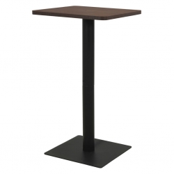 Stolik bistro, ciemny jesion, 60x60x107 cm