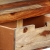 Stolik konsola z 3 szufladami, 120x30x75 cm, drewno sheesham