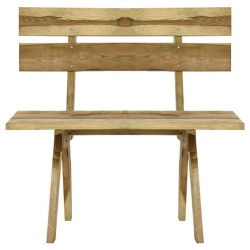 Ławka ogrodowa, 110 cm, impregnowane drewno sosnowe