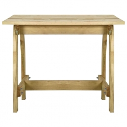 Stół ogrodowy, 110x74x75 cm, impregnowane drewno sosnowe
