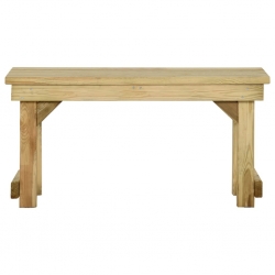 Ławka ogrodowa, 90 cm, impregnowane drewno sosnowe