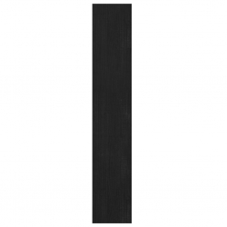 Regał na książki/przegroda, czarny, 100x30x167,5 cm, sosnowy