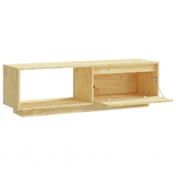 Szafka pod telewizor, 110x30x33,5 cm, lite drewno sosnowe