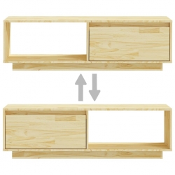 Szafka pod telewizor, 110x30x33,5 cm, lite drewno sosnowe