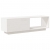 Szafka pod telewizor, biała, 110x30x33,5 cm, drewno sosnowe