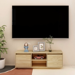 Szafka pod telewizor, 110x30x40 cm, lite drewno sosnowe