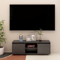 Szafka pod telewizor, szara, 110x30x40 cm, drewno sosnowe