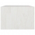 Stolik kawowy, biały, 75x50x33,5 cm, lite drewno sosnowe