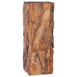 Stolik pomocniczy, 30x30x80 cm, lite drewno tekowe