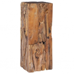 Stolik pomocniczy, 30x30x80 cm, lite drewno tekowe
