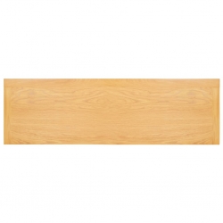 Stolik konsola, 83 x 30 x 73 cm, lite drewno dębowe