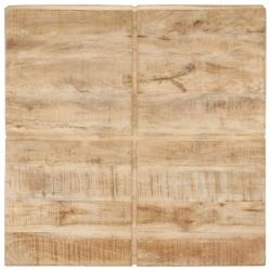 Stolik kawowy, 80x80x28 cm, lite drewno mango