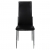 Krzesła stołowe, 6 szt., czarne, sztuczna skóra
