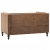Sofa 2-osobowa Chesterfield, materiał zamszopodobny, brąz