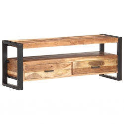 Szafka pod TV, 120x35x45 cm, drewno stylizowane na sheesham