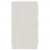 Szafka nocna, biała, 60x36x64 cm, drewno sosnowe