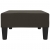 Podnóżek, ciemnoszary, 78x56x32 cm, tapicerowany aksamitem