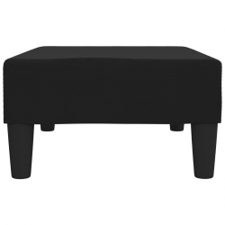 Podnóżek, czarny, 78x56x32 cm, tapicerowany aksamitem