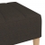 Podnóżek, ciemnobrązowy, 78x56x32 cm, tapicerowany tkaniną
