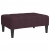 Podnóżek, fioletowy, 78x56x32 cm, tapicerowany tkaniną