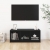 Szafka pod telewizor, czarna, 104x33x41 cm, lite drewno sosnowe