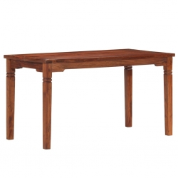 Stół jadalniany, 140 x 70 x 76 cm, lite drewno akacjowe