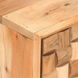 Szafka pod TV, 100 x 35 x 40 cm, lite drewno akacjowe
