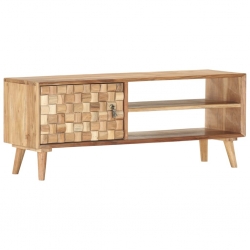 Szafka pod TV, 100 x 35 x 40 cm, lite drewno akacjowe