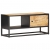 Szafka TV z drzwiczkami, 90x30x40 cm, surowe drewno mango