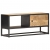 Szafka TV z drzwiczkami, 90x30x40 cm, surowe drewno mango